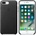 Apple Оригинален Кожен Калъф за Apple iPhone 8/7 Plus, Leather Case, Черен (Mmyj2zm/a)