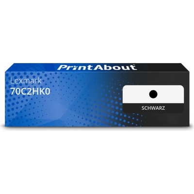 Lexmark Тонер, lexmark, 70c2hk0 702hk, черен (70c2hk0)
