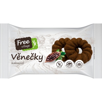 Free village Věnečky kakaové bez lepku 100 g