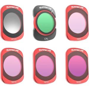 Sunnylife комплект филтри MCUV CPL ND8/16/32/64 за Pocket 4/Pocket 3 (OP4-FI225)