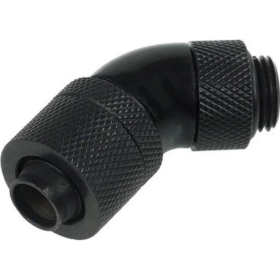 Alphacool Компресионен фитинг Alphacool, 13/10 - G1/4, 45°, Въртящ се, Черен мат (AC-62362)