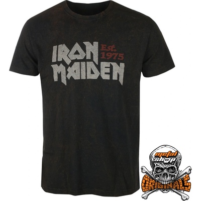 Metal Metalshop Original S Iron Maiden Stamp čierne