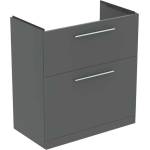 Ideal Standard i. Life A - Шкаф за мивка, 80x44x85 см, 2 чекмеджета, сив матов кварц T5274NG (T5274NG)