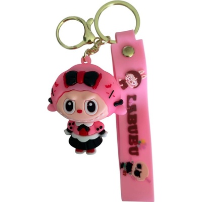 Přívěšek na klíče Labubu Strawberry