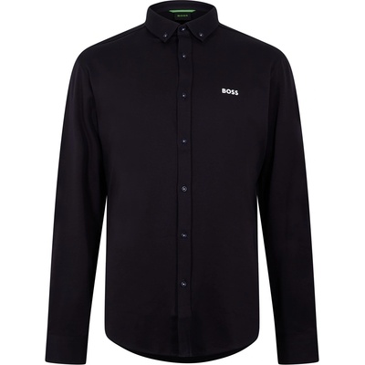 HUGO BOSS Риза Boss Men's Green B Motion L 03 Long Sleeve Plain Shirt - Dark Blue 402