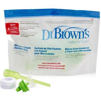 Dr. Brown's Торбички за парна стерилизация в микровълнова Dr. Brown's, 5 броя (72239009604)