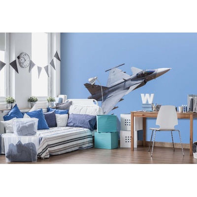 DIMEX ART Самозалепваща се флизелинова фототапета изтребител gripen 375 x 250 см