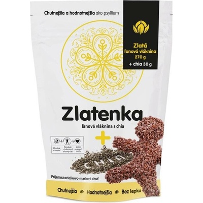 Zlatenka ľanová vláknina chia semienka 300 g