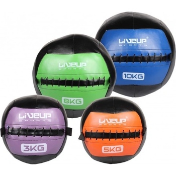 LiveUp Wall Ball kožený 8 kg