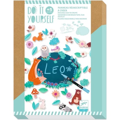 DJECO Творчески комплект Djeco - Направи си сам табела за писане в гората (DJ07917)