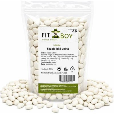 Fitboy Fazole bílá velká 1 kg