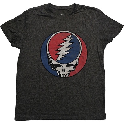 Grateful Dead tričko Steal Your Face Classic šedé čierne