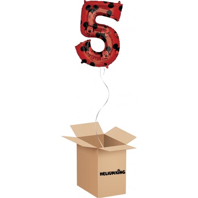 HeliumKing Balónový box 5 Mickey Mouse 66 cm
