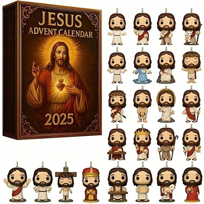 Senti Kresťanský adventný kalendár Vianočný zberateľský darček