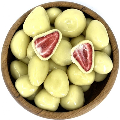 Zdravoslav Mrazem sušené jahody v bílé čokoláde 250 g