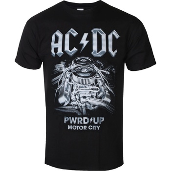 NNM Мъжка тениска AC/DC - PWRUP Detroit - Black - 51711800