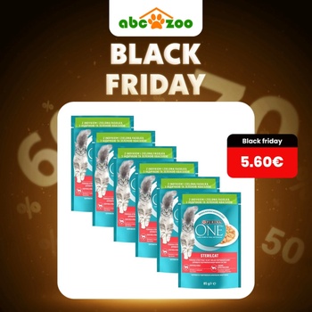 Purina One Cat SterilCat mini filetky s morkou a zelenými fazuľkami v šťave 6 x 85 g