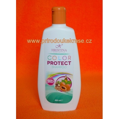 Hristina přírodní šampon na barvené vlasy pro ochranu barvy Color Protect 400 ml
