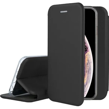 Apple Луксозен кожен калъф Vennus Soft Book Prestige за IPhone XS MAX, Черен (5072)