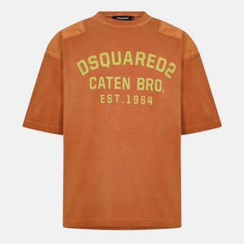 Dsquared2 Тениска DSQUARED2 Men's DSQ Caten Oversized T-Shirt - Rust