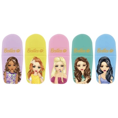 Grafix Besties zvýrazňovače v taštičce sada 5ks