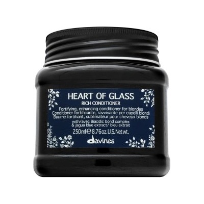Davines Heart Of Glass Rich Conditioner Подсилващ балсам за руса коса 250 ml