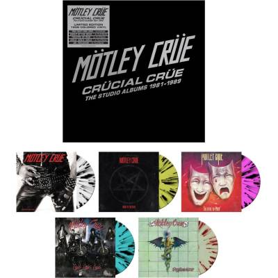 BMG Mötley Crüe: Crücial Crüe - The Studio Albums 1981-1989 (Limited Edition) - 5Vinyl (LP) (057159)