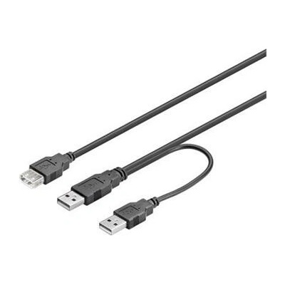 PremiumCord ku2y01 USB 2.0 napájecí Y, A/M+A/M-A/F