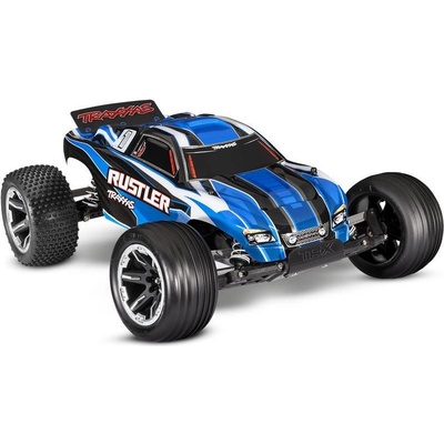 Traxxas Rustler RTR modrý AS_TRA37054-8-BLUE 1:10