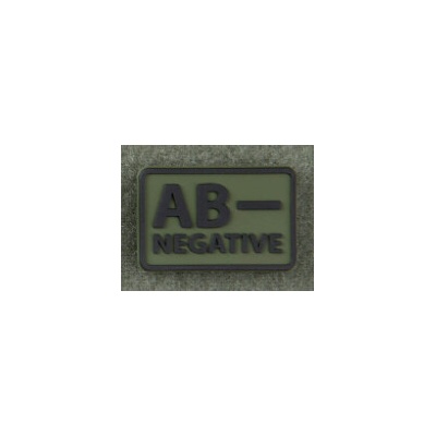 Helikon-Tex HELIKON Rh- BLOOD PATCH 2 ks - Olive Green - různé druhy KREVNÍ SKUPINY: AB-