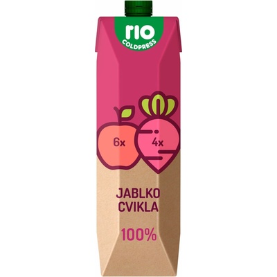 Rio Cold Press 100% jablko cvikla 1 l