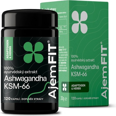 AjemFIT Ashwagandha KSM66 120 kapslí