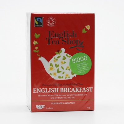 English Tea Shop Černý čaj English Breakfast 20 ks