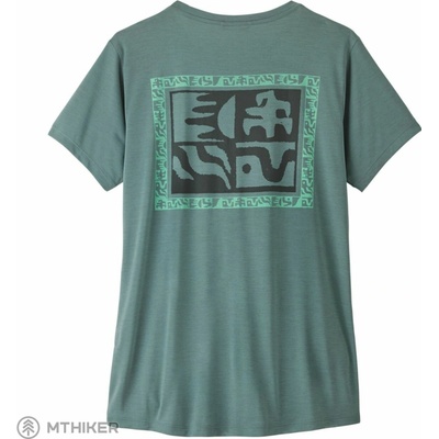 Patagonia Cap Cool Daily Shirt Mother Rays dámske tričko Blue Sage