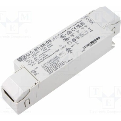 MEAN WELL XLC-60-48-BS Napájecí zdroj: spínaný; LED; 60W; 48VDC; 0÷1,25A; 155÷400VDC; 88%