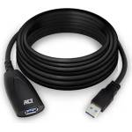 ACT USB 3.2 Gen 1 Удължителен активен кабел USB-A-USB-A, 5м/ вкл. до 4хAC6005USB/ (AC6105)