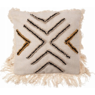 Home Styling Collection Boho polštář s třásněmi 45x45