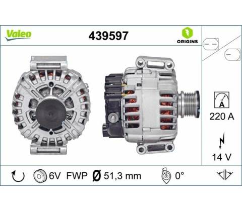 Alternátor VALEO 439597