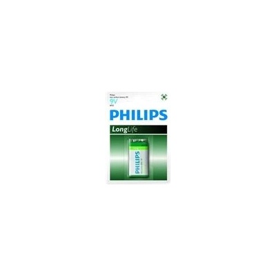 Philips 6F22L1B/10 Battery PHILIPS LONGLIFE 9V 6F22 (BLISTER OF 1) (6F22L1B/10)