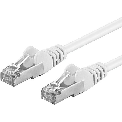 Premiumcord sp6asftp010W Patch, CAT6a S-FTP, RJ45-RJ45, AWG 26/7, 1m, bílý