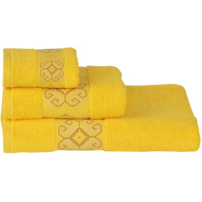 Png Панагюрище Хавлиена кърпа Шевица 50/80 см жълт