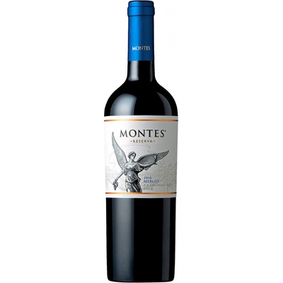 Montes Merlot Reserva 2022 14% 0,75 l (čistá fľaša)