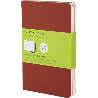 Moleskine Sešity 3 ks čisté červené