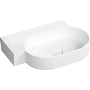Omnires Ovo M+ 64x44 cm left shiny white (OVO645UWLBP)