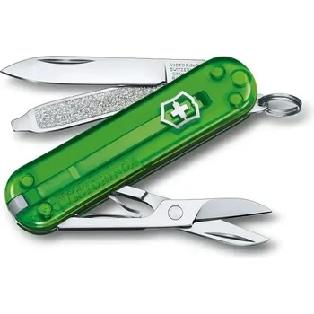 Victorinox Швейцарски джобен нож Victorinox Classic SD Transparent Green Tea (0.6223.T41G)