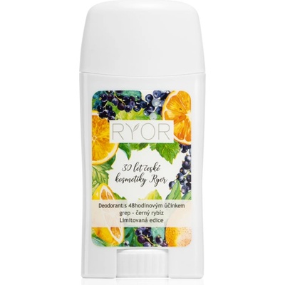 Ryor Deo дезодорант с 48 часов ефект аромати Grapefruit & Black Currant 50 гр