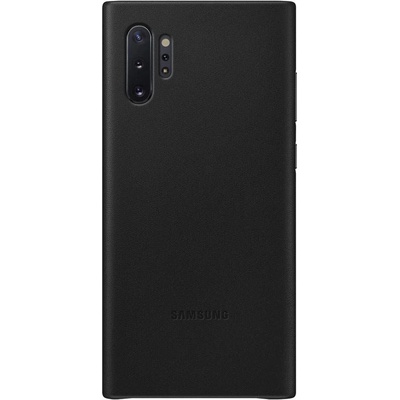 Samsung Leather Cover EF-VN975LBEGWW - оригинален кожен калъф (естествена кожа) за Samsung Note 10 Plus (черен)