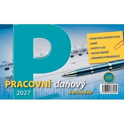 stolní PRACOVNÍ DAŇOVÝ 2027