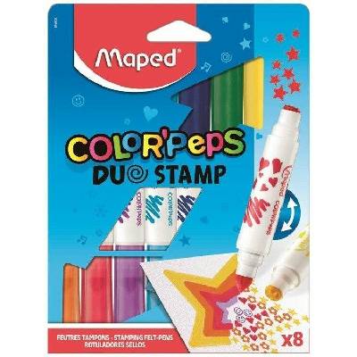 Maped 6808 Dětské fixy Color'Peps Duo Stamp 8 ks