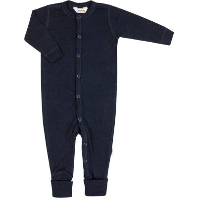 Joha Детски цял костюм Joha Kid's 581 Nightsuit 2-In-1 Foot Basic Overall - Navy - размер 100 (EU) (704-3601-0315)